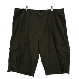 S2 Cargo Shorts Men 42 Olive Green Bermuda Workwear Casual Outdoor Black Premium